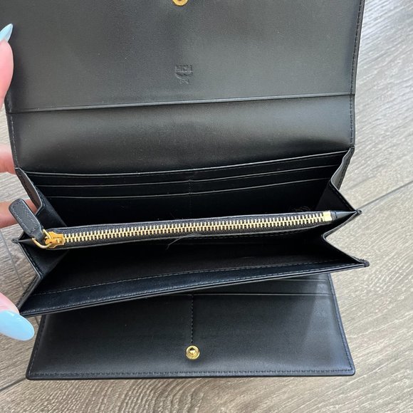 MCM Black Leather Wallet - Picture 7 of 11
